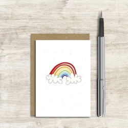 Rainbow Friendship Greeting Card