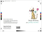 Party Animal Birthday Greeting Card