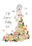 Gorgeous Girl Birthday Greeting Card