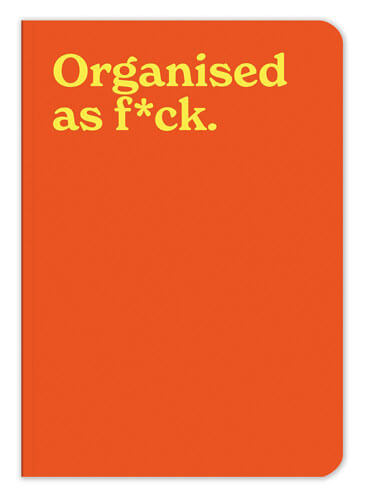 Organized As F*ck Notebook
