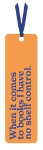 No Shelf Control Bookmark
