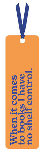 No Shelf Control Bookmark