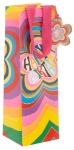 Flower Power Bottle Gift Bag