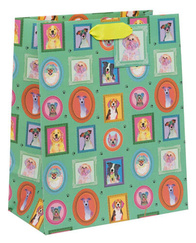 Dog Pics Large Gift Bag