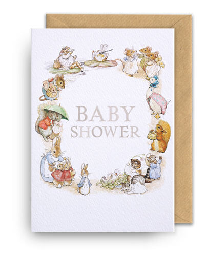 Baby Shower Baby Greeting Card