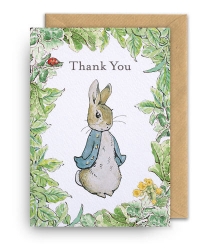 Peter Rabbit Thank You Greeting Card