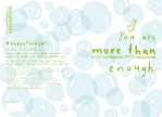 More Enough Friendship Greeting Card