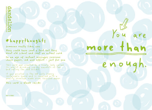 More Enough Friendship Greeting Card