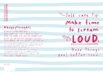 Scream Loud Thinking of You Greeting Card