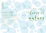 Force Of Nature Friendship Greeting Card