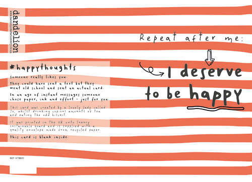 I Deserve Happy Friendship Greeting Card