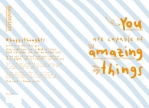 Amazing Things Friendship Greeting Card