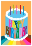 Cake Birthday Greeting Card