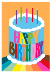 Cake Birthday Greeting Card
