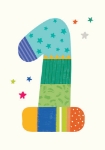One Birthday Greeting Card