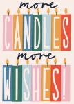 More Candle Wishes Birthday Greeting Card