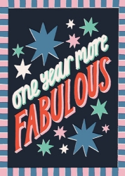 More Fabulous Birthday Greeting Card