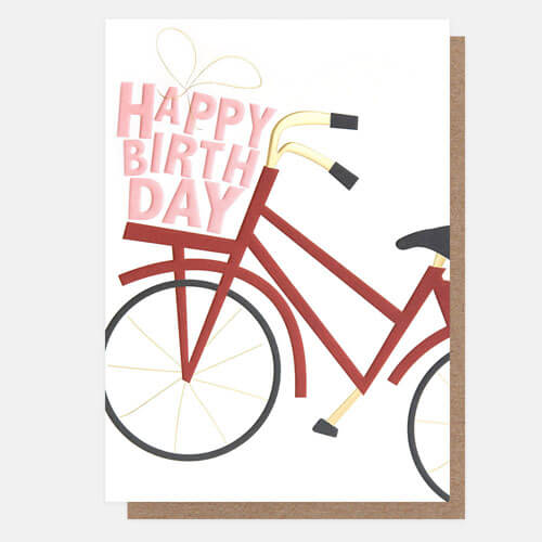 Bicycle Birthday Greeting Card