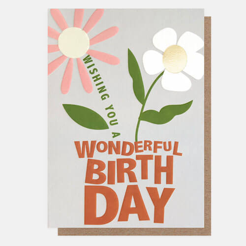 Plants Birthday Greeting Card