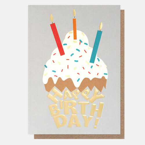 Cupcake Birthday Greeting Card