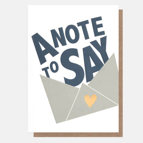 Note To Say Friendship Greeting Card