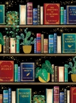 Mini Bookshelves Blank Greeting Card