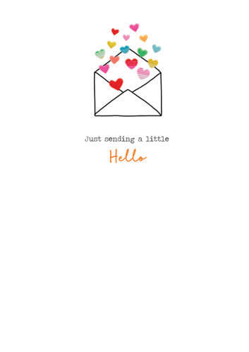 Sending Hellp Friendship Greeting Card