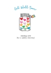 Jar Hearts Get Well Greeting Card