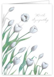 Tulips Sympathy Greeting Card