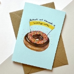 Donuts Birthday Greeting Card