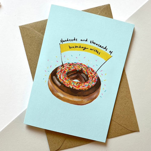 Donuts Birthday Greeting Card