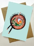 Ramen-Bered Birthday Greeting Card