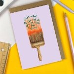 New Home Brush New Home Greeting Card