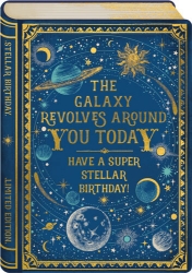 Mini Galaxy Birthday Greeting Card