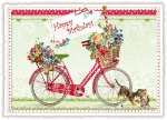 Bicycle Birthday Postcard