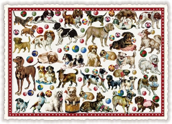 Doggies Blank Postcard