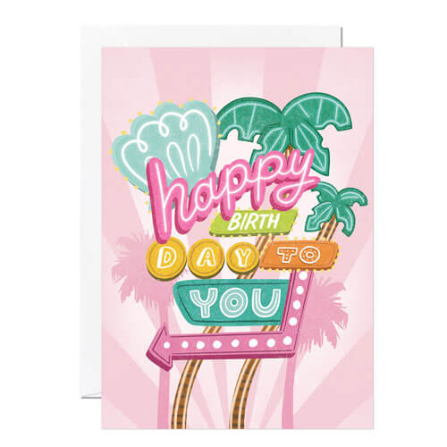 Sign Birthday Greeting Card