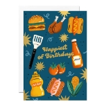 Bbq Birthday Greeting Card
