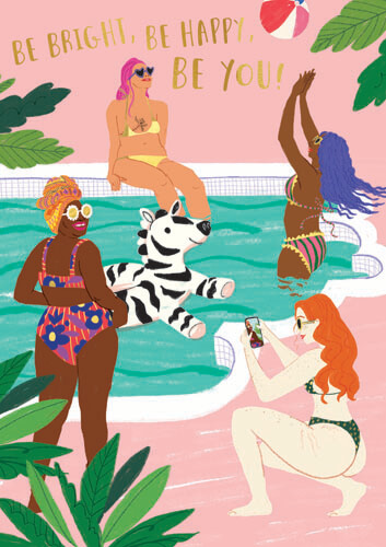 Be You Friendship Greeting Card