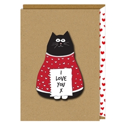 Cat Love Card 