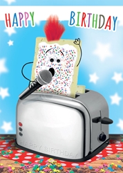 Toaster Birthday Cards 