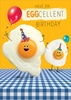 Eggcellent Birthday Card 