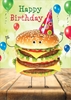 Hamburger Birthday Card 