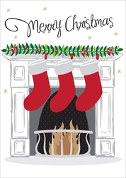 Stockings - Christmas Card Christmas