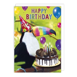 Toucan Birthday Card 