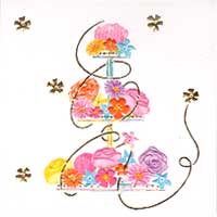 3 Tier Flow Birthday Gift Tags 