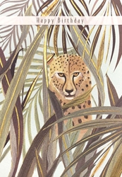 Cheetah Birthday Card Birthday