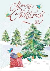 Snow Scene - Christmas Card Christmas