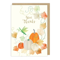 Pumpkin Thanksgiving Card 