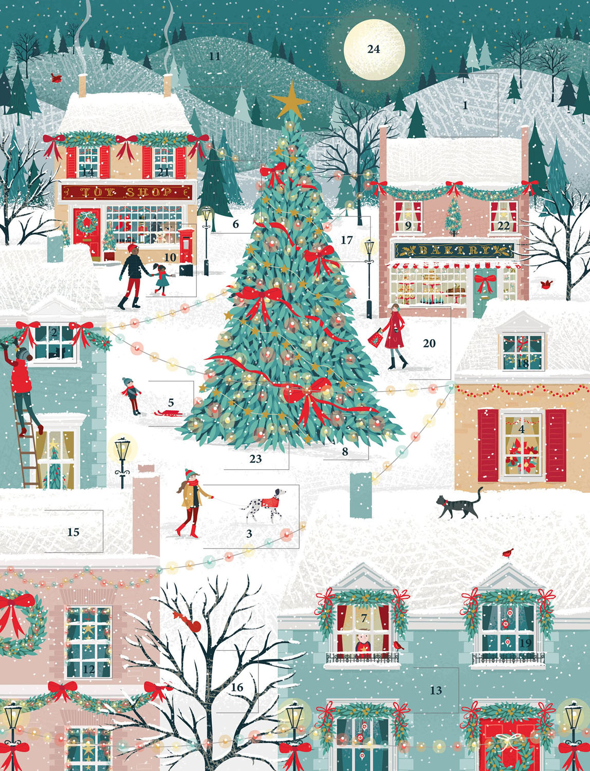 The Art File Snow Scene Advent Calendar ADVENT21 the-art-file-snow-scene-advent-calendar-advent21